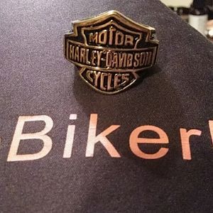 Harley Davidson gold ring size 10